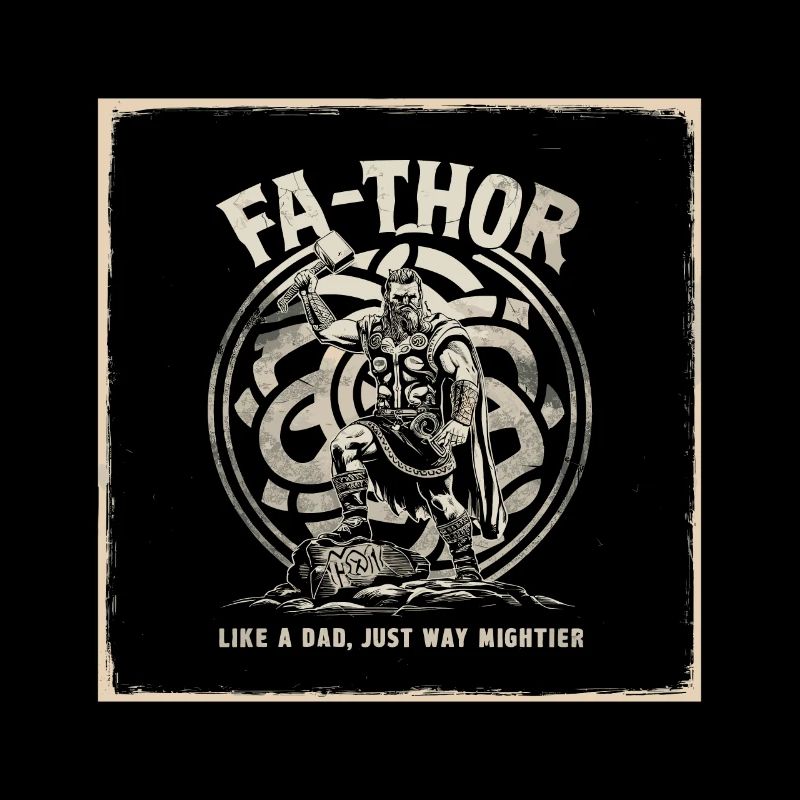 FA-THOR Comme un papa juste bien plus puissant Viking