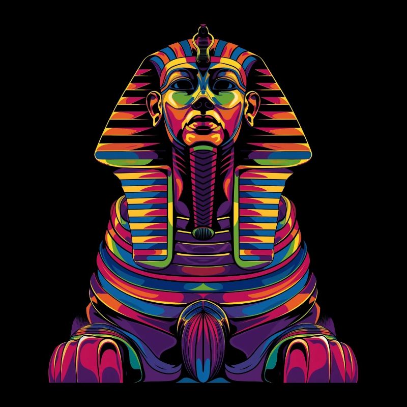 Sphynx Cat Pharaoh Egypt Pop Art