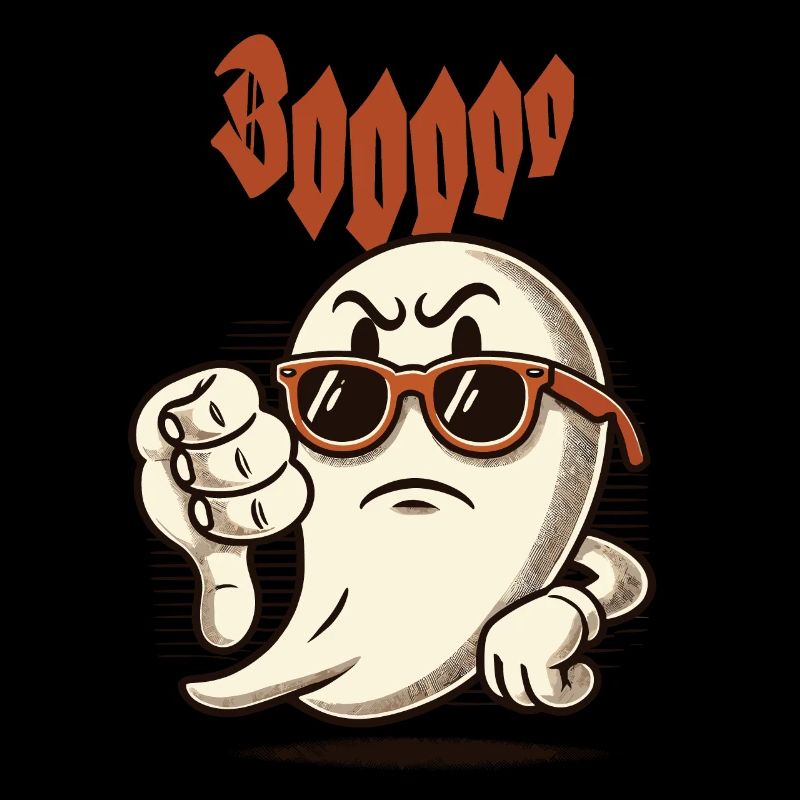 Booing Ghost Drôle Ghost Design