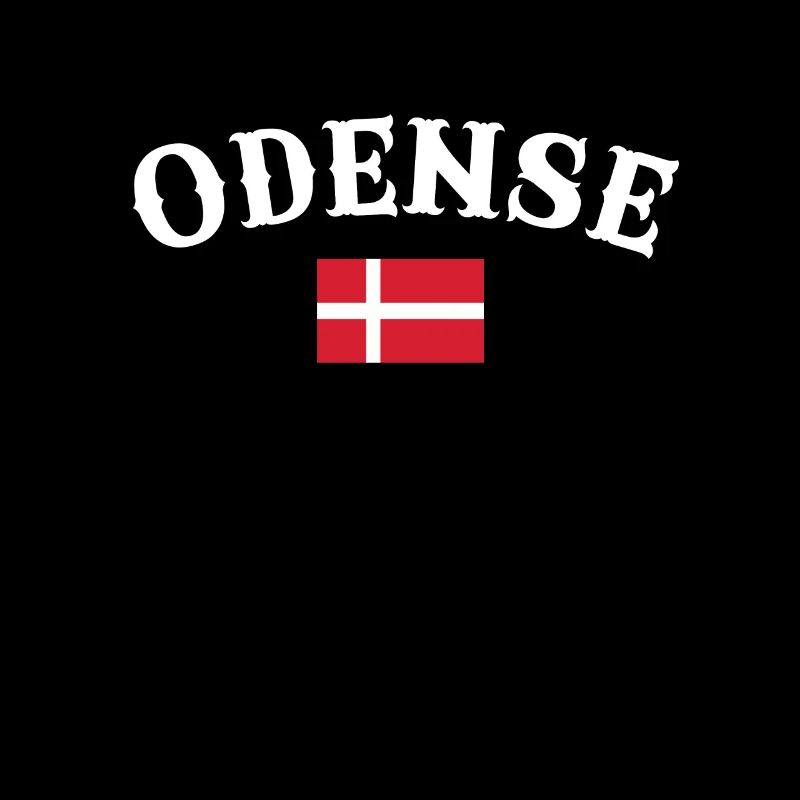 Odense Denmark Danish Flag Proud Dane