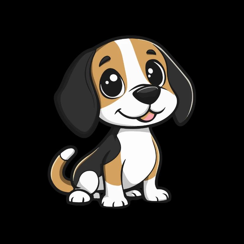 Beagle Hund Comic Niedlich