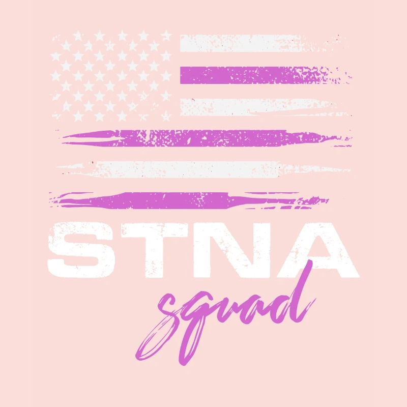 stna squad american flag Design for a nursing
