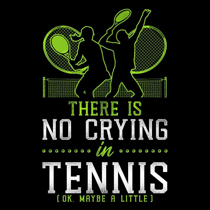 Funny Tennis Player Racket There