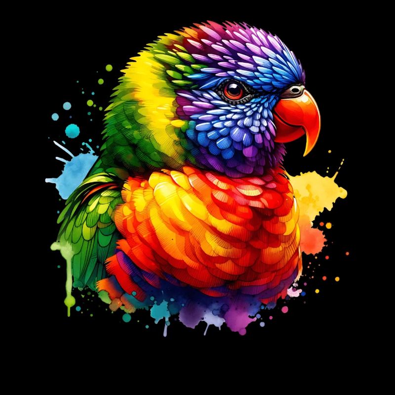 Rainbow Lorikeet Motif