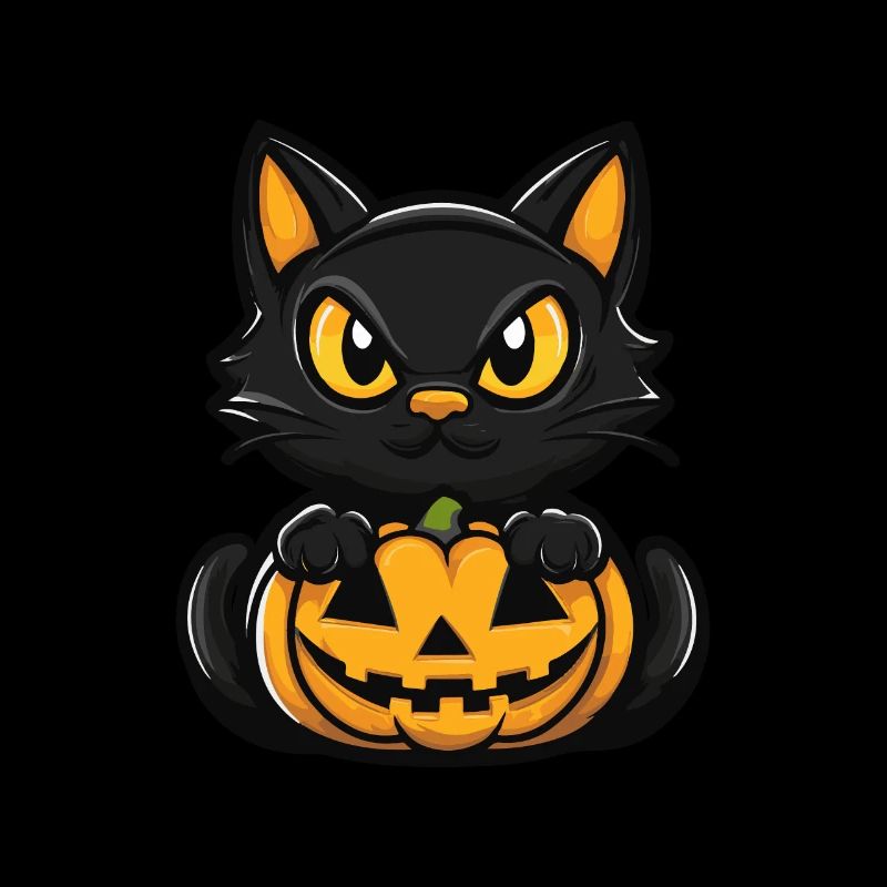 Cat Halloween Comic Cat