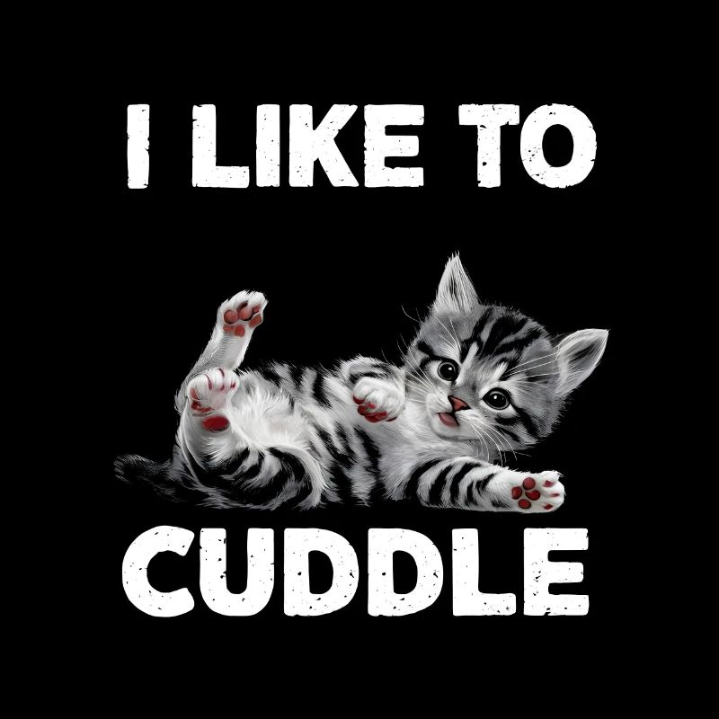 Ich knuddele gerne mit Kätzchen