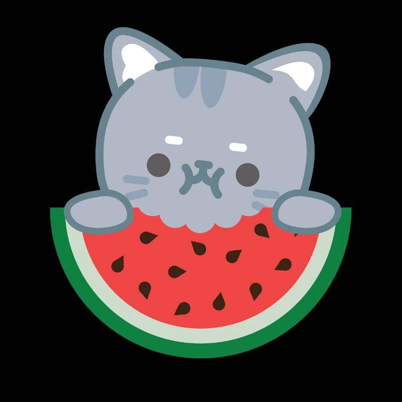 Melon pastèque Fruit d’été Cadeau végétalien