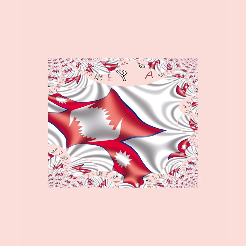 Népal Drapeau Katmandou Harmonie himalayenne