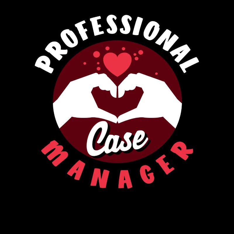 Professional Case Manager Design Heart Hands
