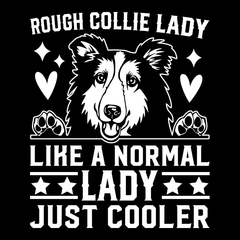Rough Collie Lady comme une dame normale, juste plus cool