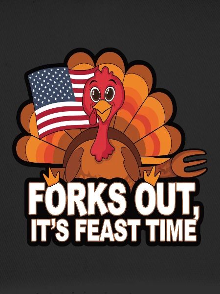 Dinde drôle de Thanksgiving