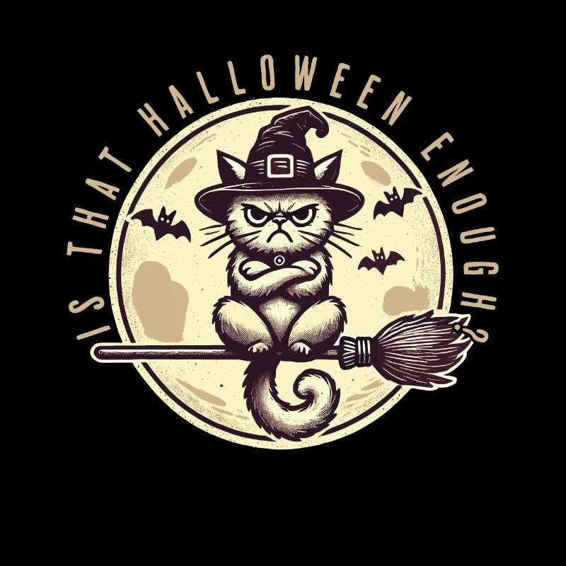 Halloween suffit-il chat sorcière