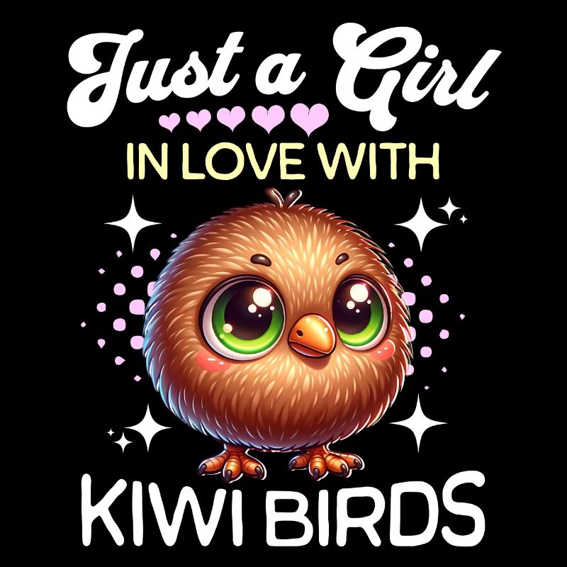 Kiwi Vogel Mädchen Kiwi Bird