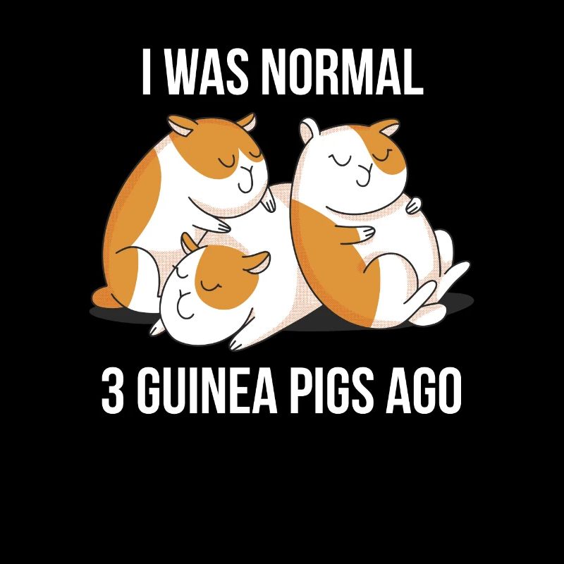 J’étais normal devant 3 cochons d’Inde