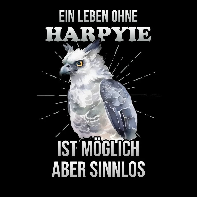 Harpyie Spruch Tshirt | Cooles Vogel Greifvogel |
