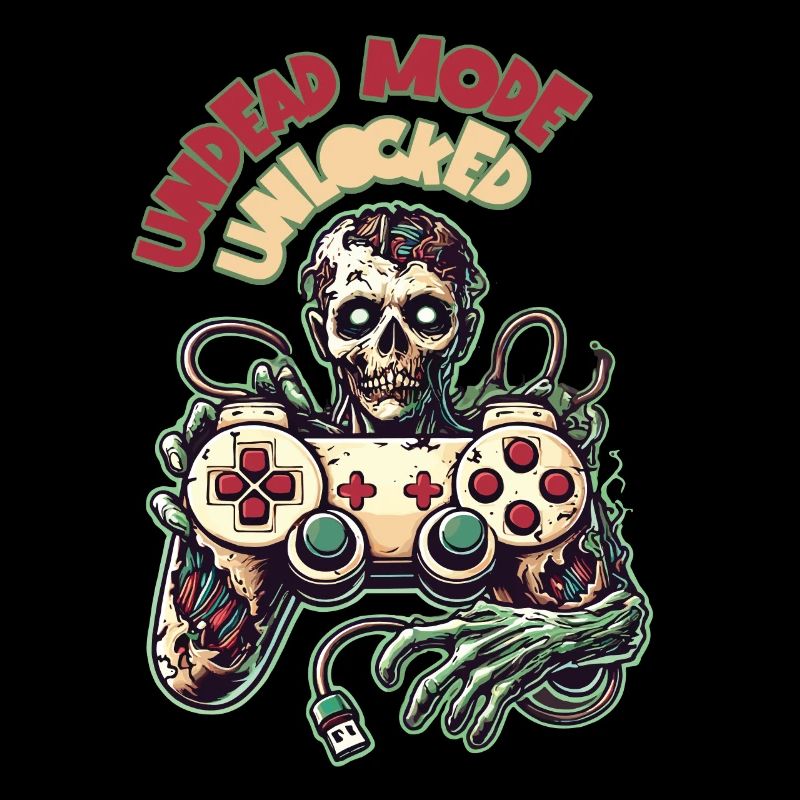 Manette de jeu zombie Mode mort-vivant