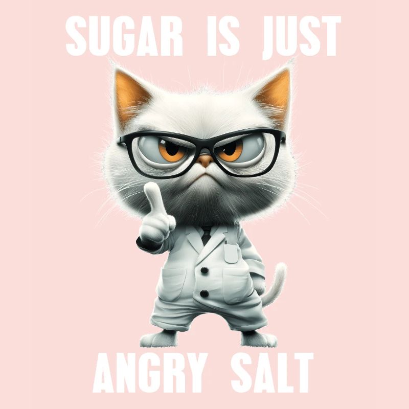 Suagar Is Just Angry Salt Cat Science Meme
