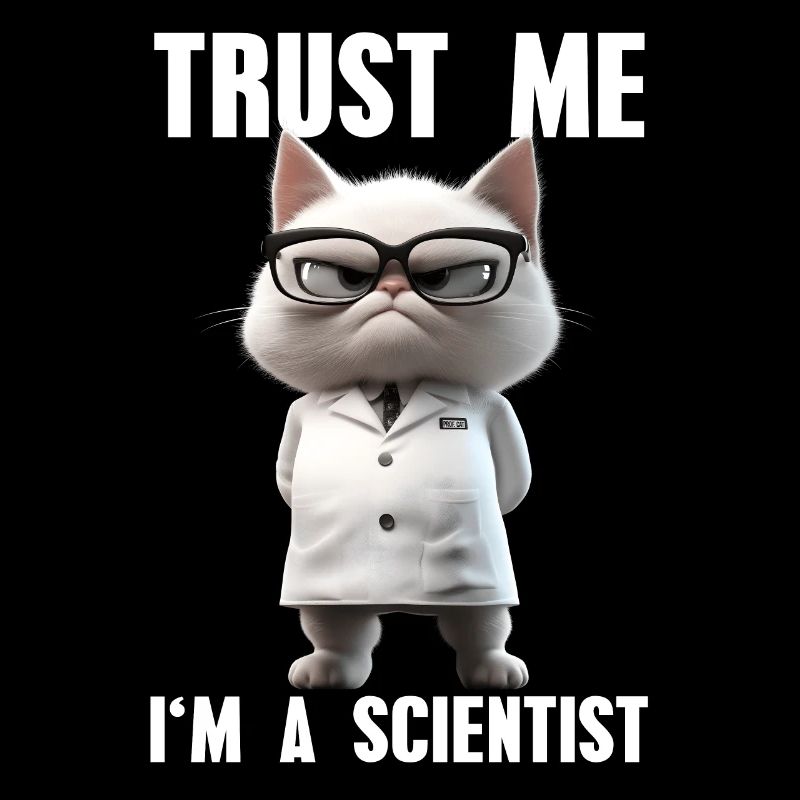Trust Me I'm A Scientist Cat Science Meme