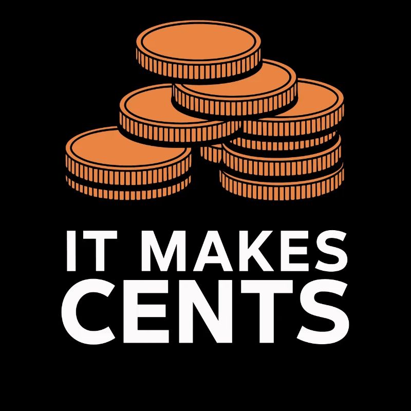 Il rend les centimes drôles de pièces graphique
