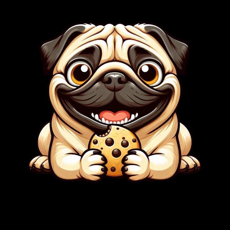 mignon carlin biscuit biscuits dessin animé dessert chien