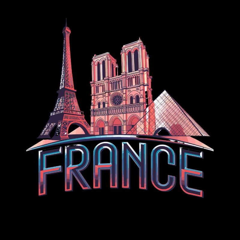 Frankreich Paris Eiffelturm Bonjour