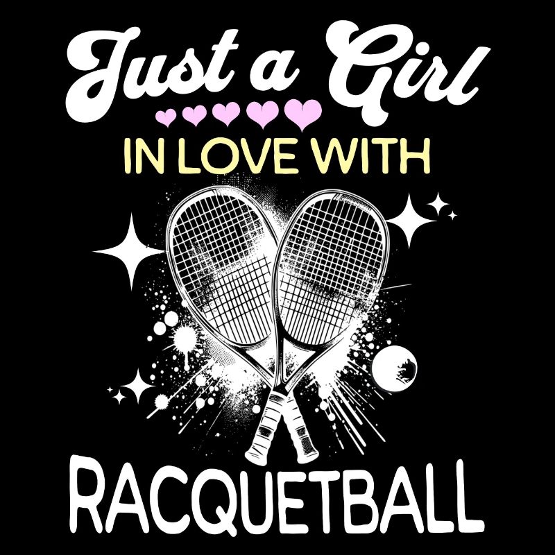 Racquetball Mädchen