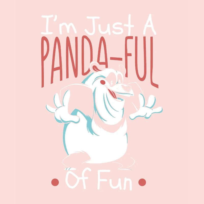 Ich bin nur ein Panda-voller lustiger Panda-Bären-Freund