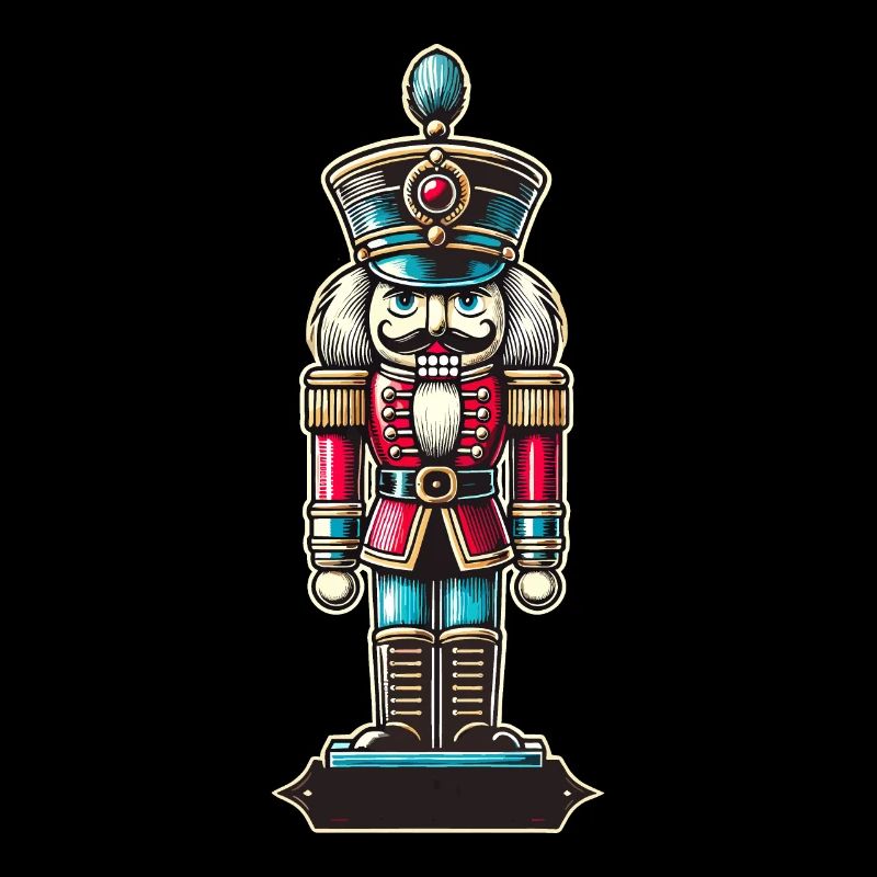 Christmas Nutcracker Retro Style
