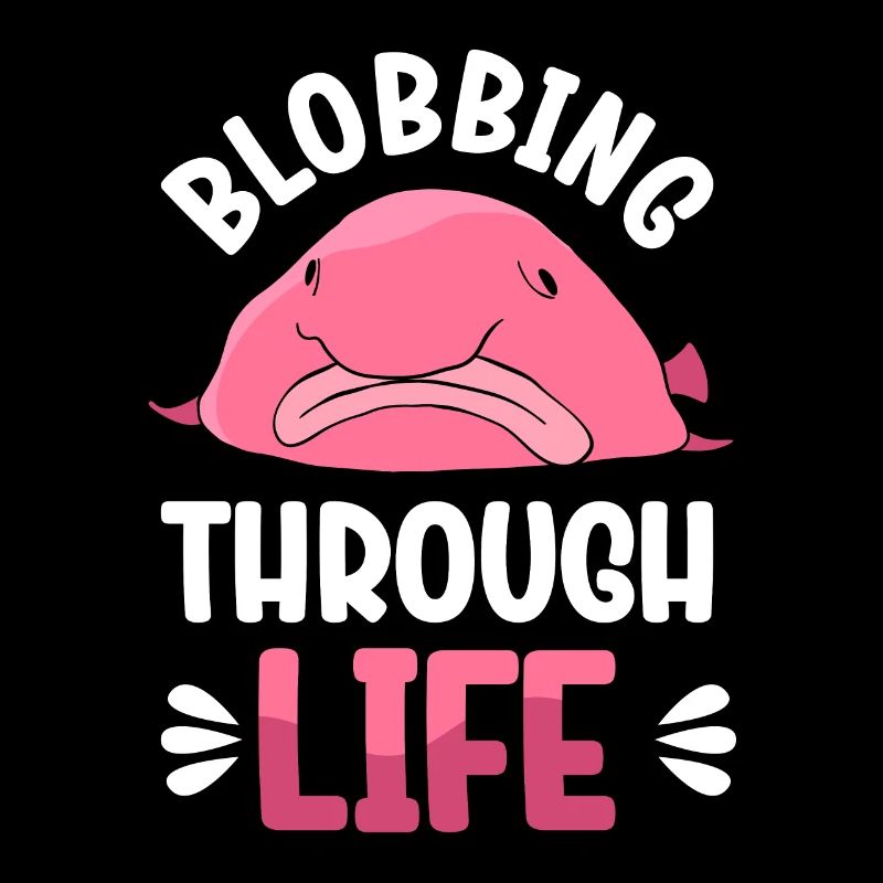 Drôle de poisson Blobfish mignon