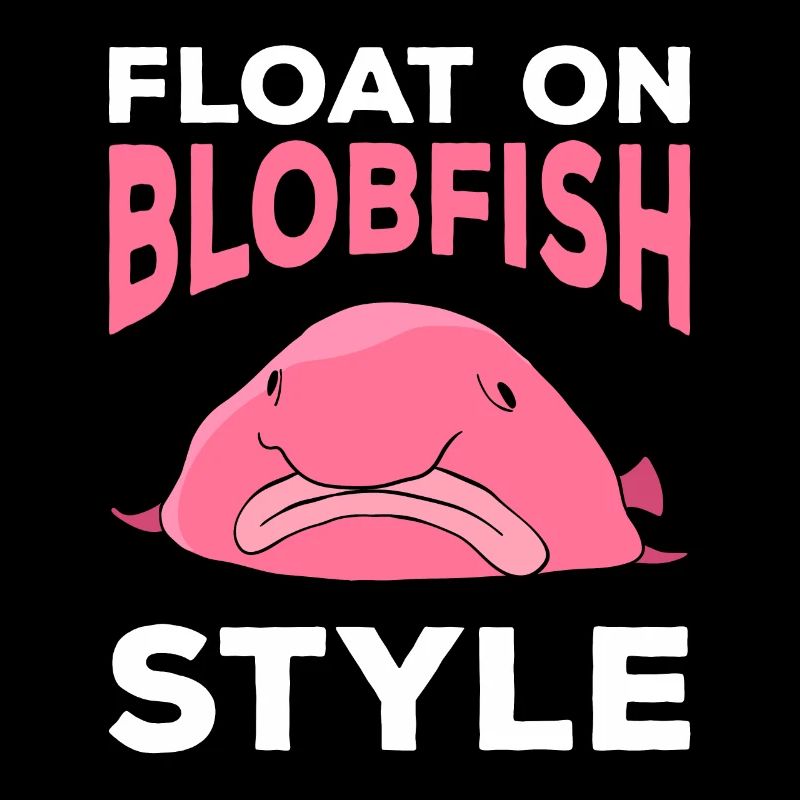 Drôle de poisson Blobfish mignon