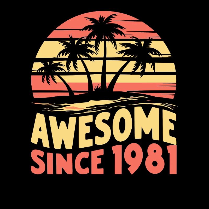 Awesome Since 1981 Birthday