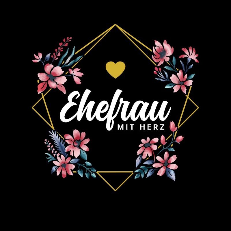 Ehefrau mit Herz