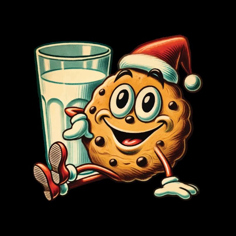 Noël rétro style biscuit vintage