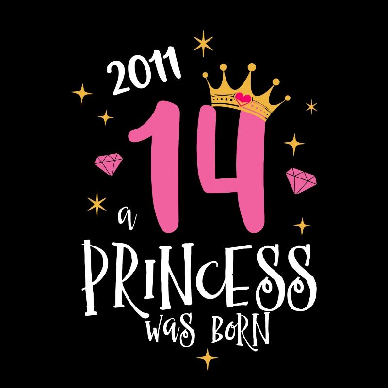 14e anniversaire Une princesse née en 2011