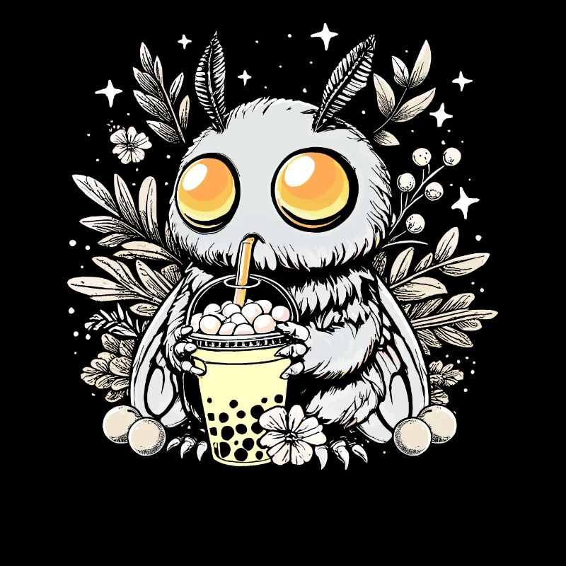 Mothman Bubble Tea