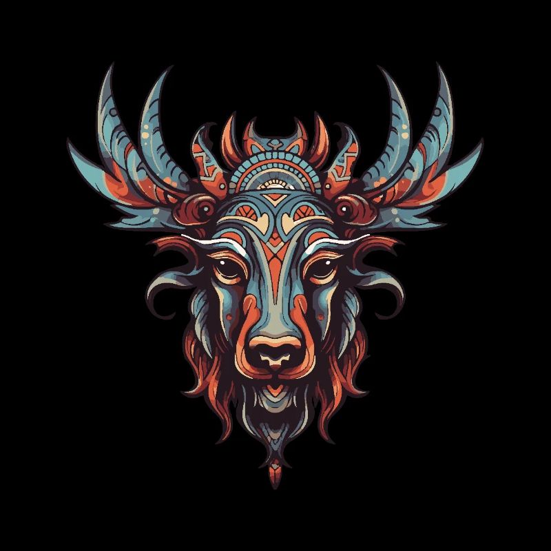 Moose Portrait Head