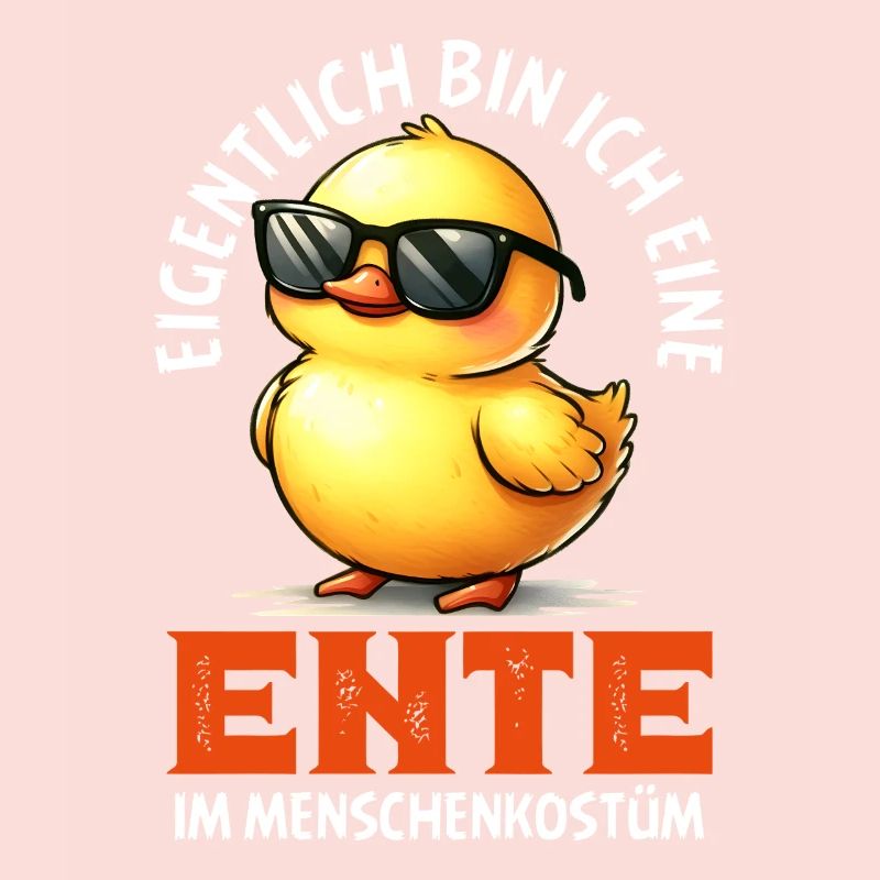 Karneval Kostüm EIGENTLICH BIN ICH EINE ENTE