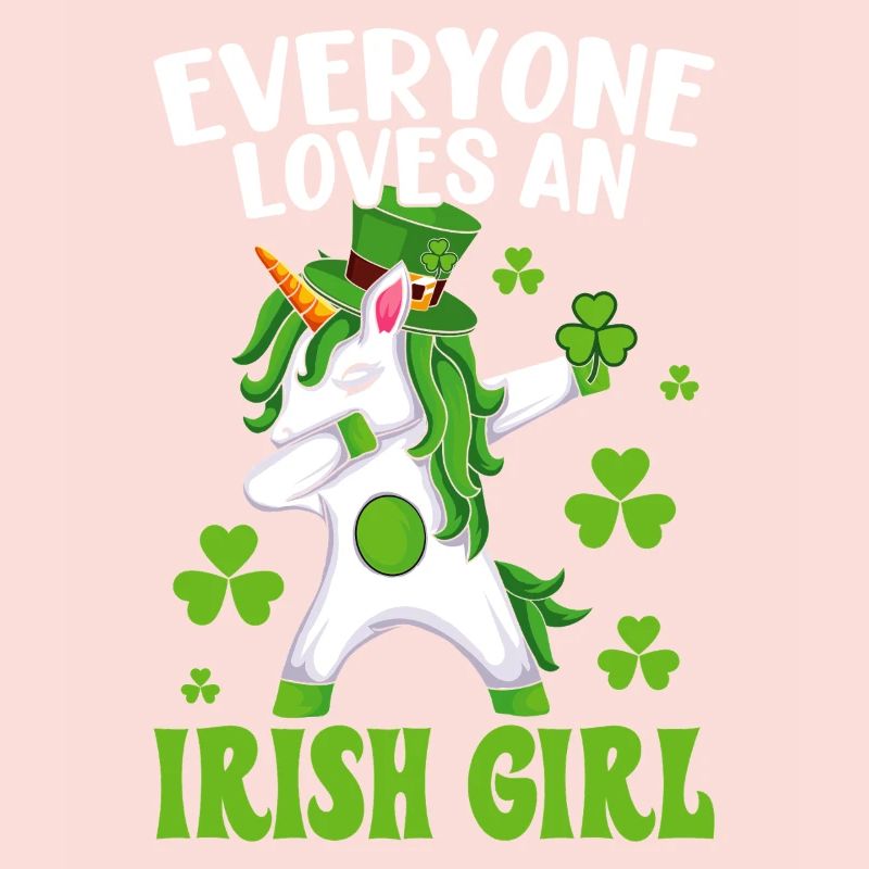 Jeder liebt ein irisches Mädchen St. Patricks Day