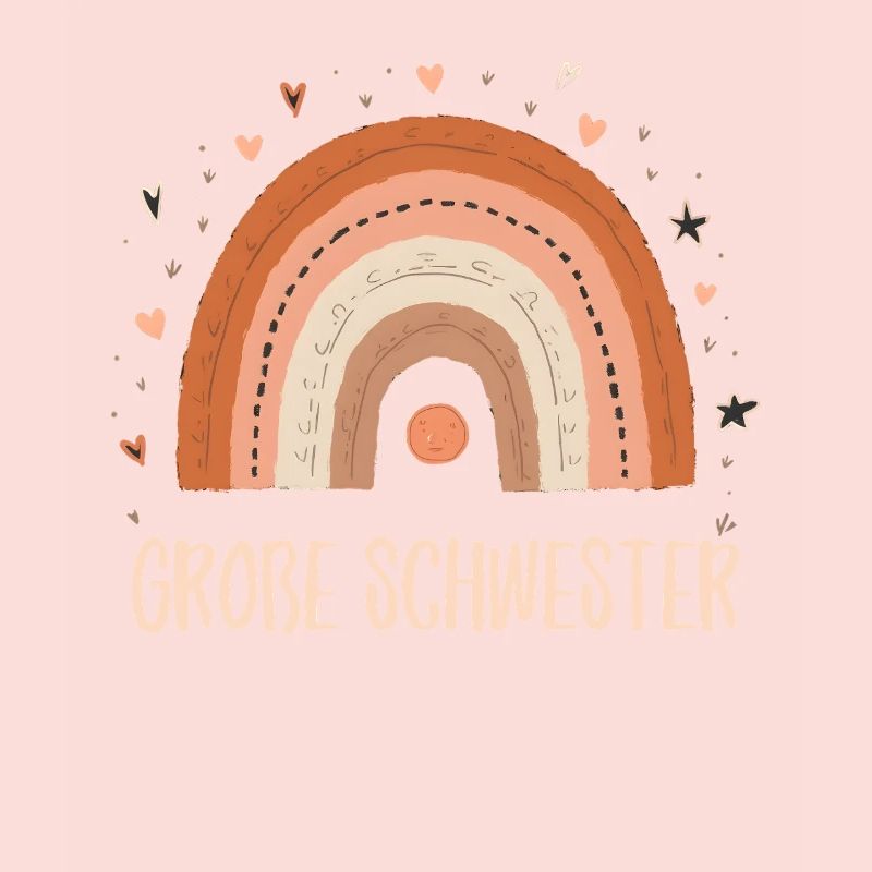 Große Schwester Regenbogen Boho