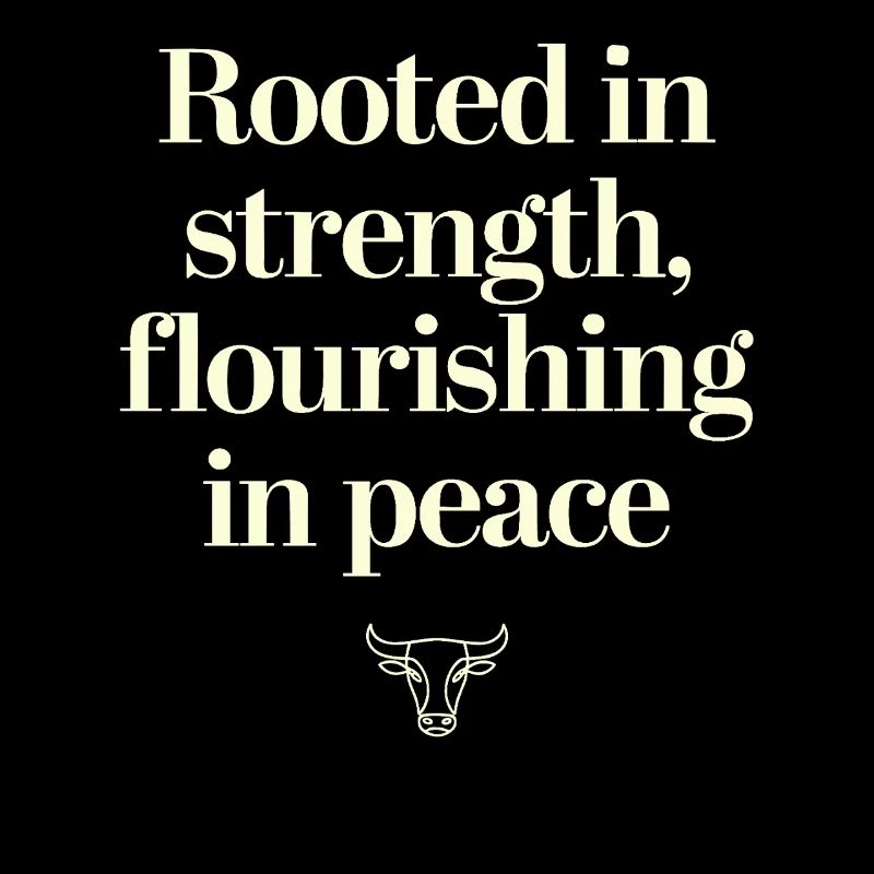 Taurus Character Zodiac Sign Strength and Peace