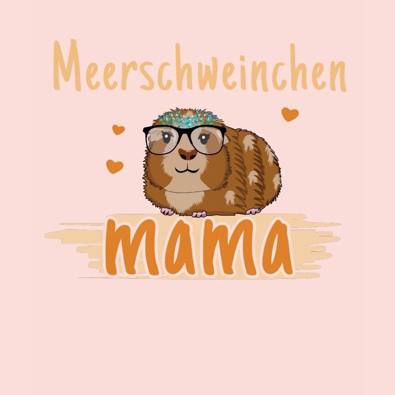 Maman cochon d’Inde avec cœur