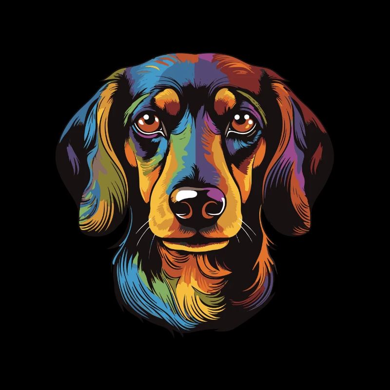 Teckel Chien Portrait Teckel