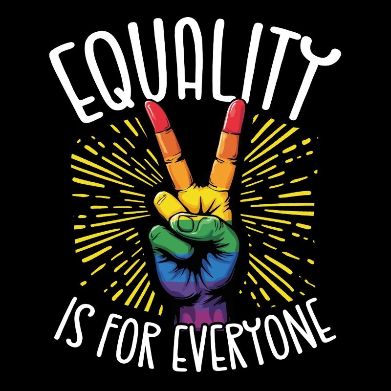 Equality is for all peace signs