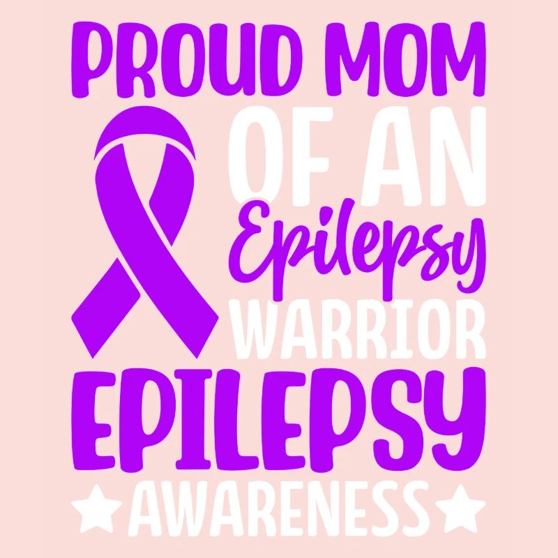 Stolze Mutter Einer Epilepsie-Kriegerin Epilepsie-Mutter