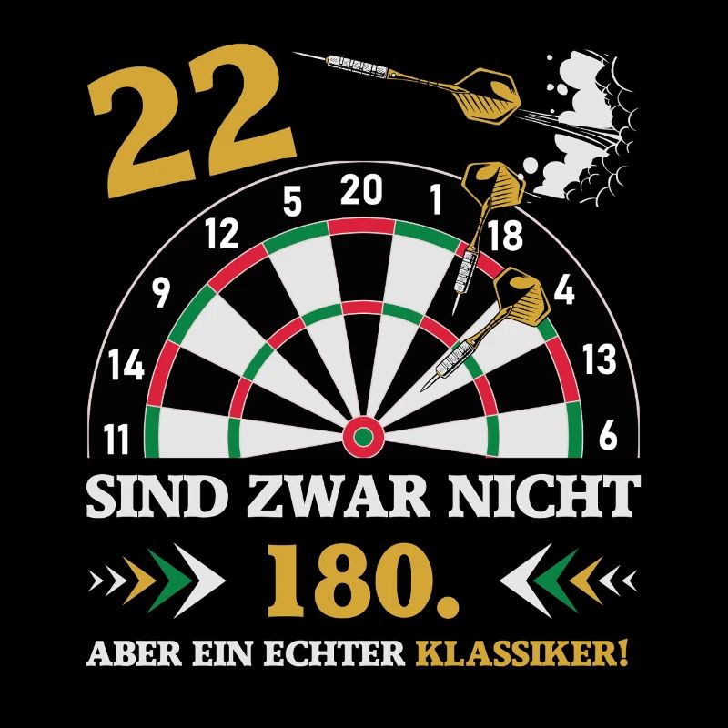 Les fléchettes 22 ne sont pas des fléchettes d’anniversaire de 180