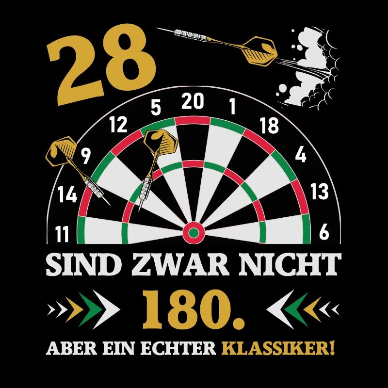 Les fléchettes 28 ne sont pas des fléchettes d’anniversaire de 180