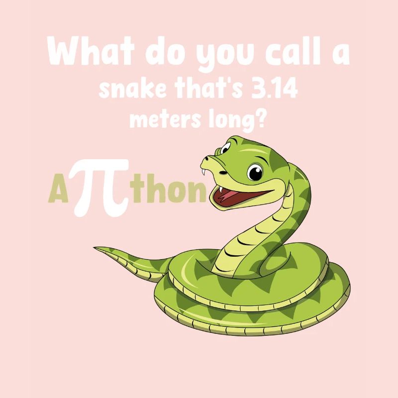 Pi-Tag Schlangenwitz Python Humor