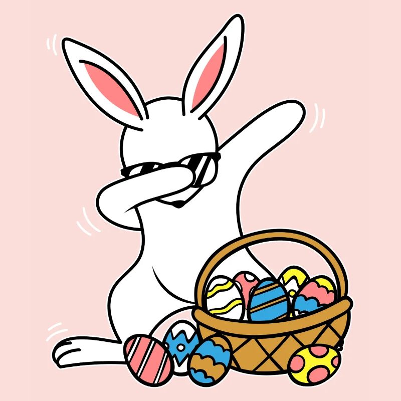 Dabbing Easter Bunny Easter Bunny