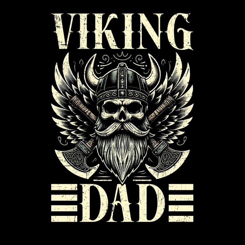 Wikinger Papa Vatertag Vaterschaft Elternteil