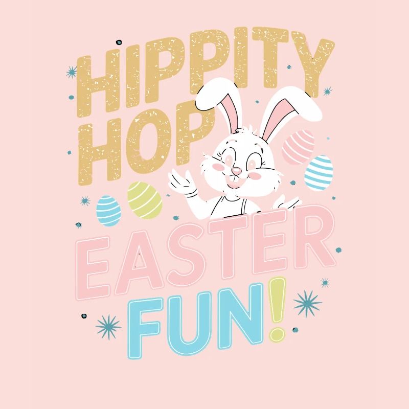Hippity Hop Easter Fun with Bunny and Eggs for